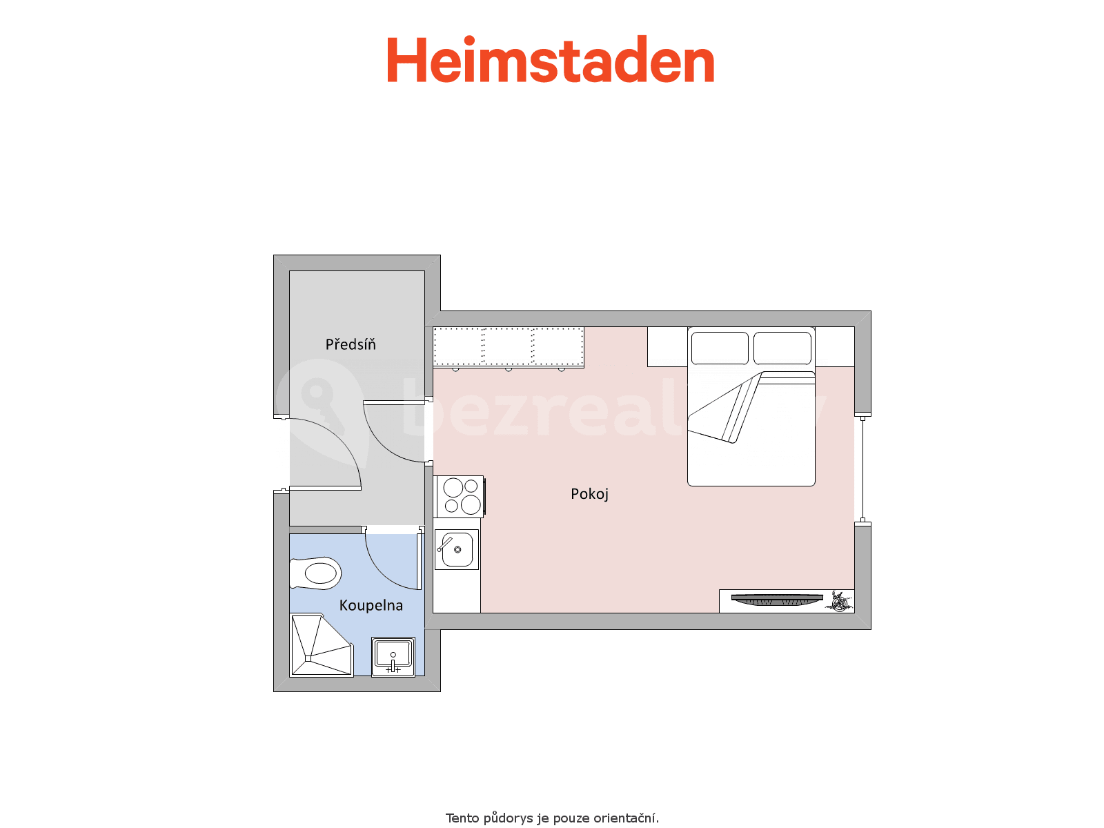 Studio flat to rent, 20 m², Hlavní třída, Havířov, Moravskoslezský Region