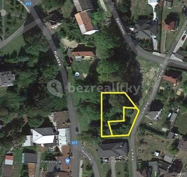 plot for sale, 590 m², U kina, Hranice, Karlovarský Region
