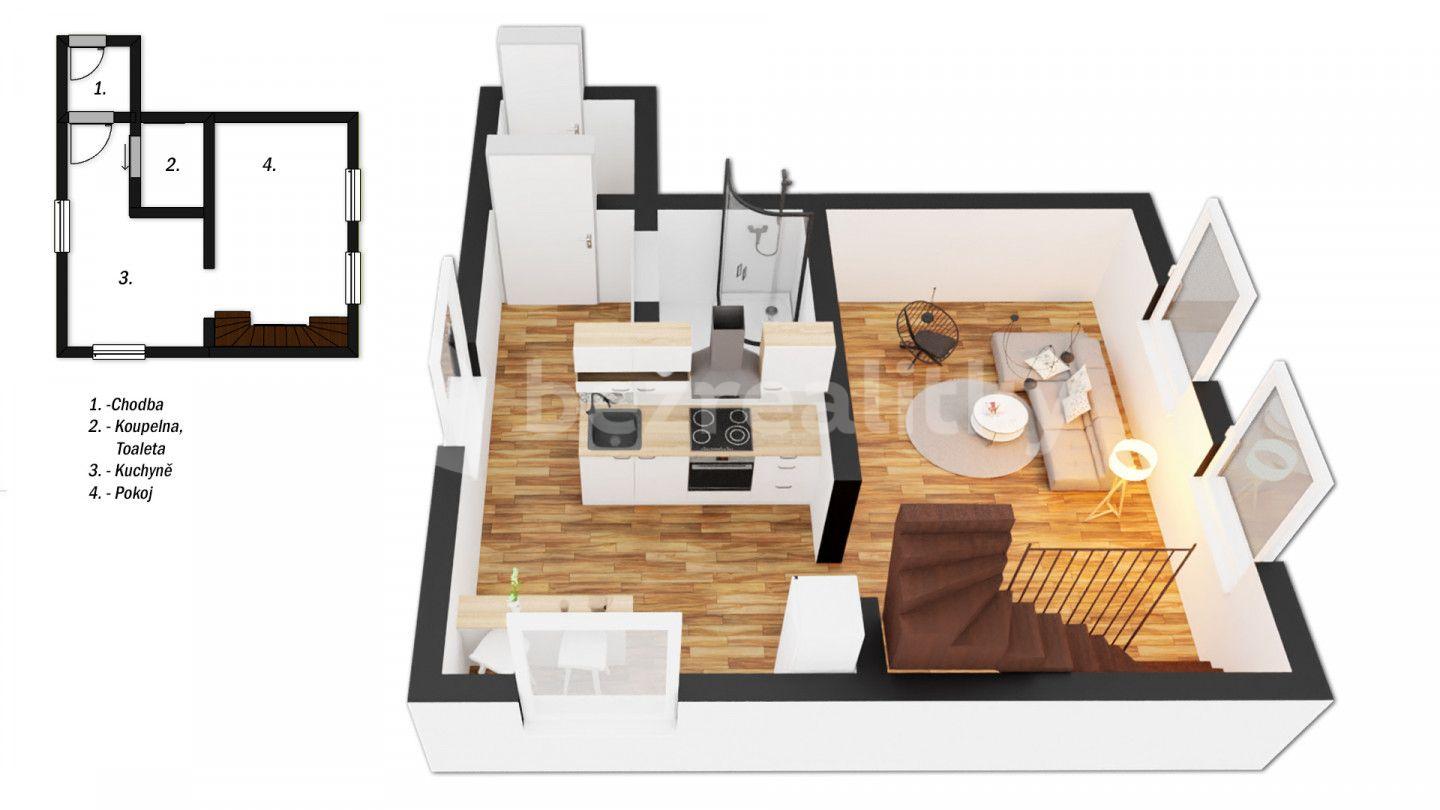 3 bedroom flat for sale, 65 m², Bělá nad Svitavou, Pardubický Region