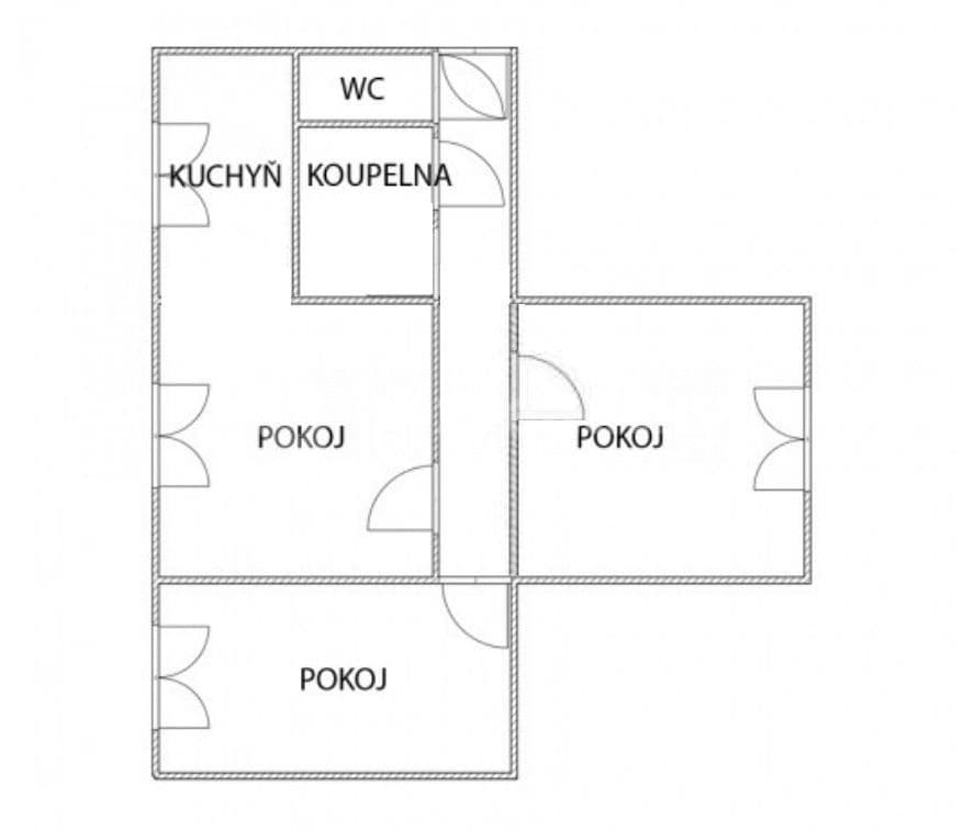 2 bedroom with open-plan kitchen flat for sale, 64 m², Francouzská, Kopřivnice, Moravskoslezský Region