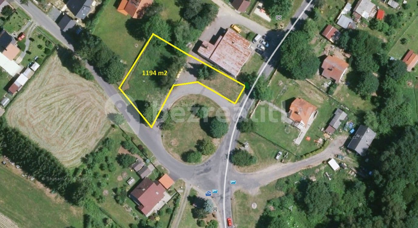 plot for sale, 1,194 m², Tři Sekery, Karlovarský Region