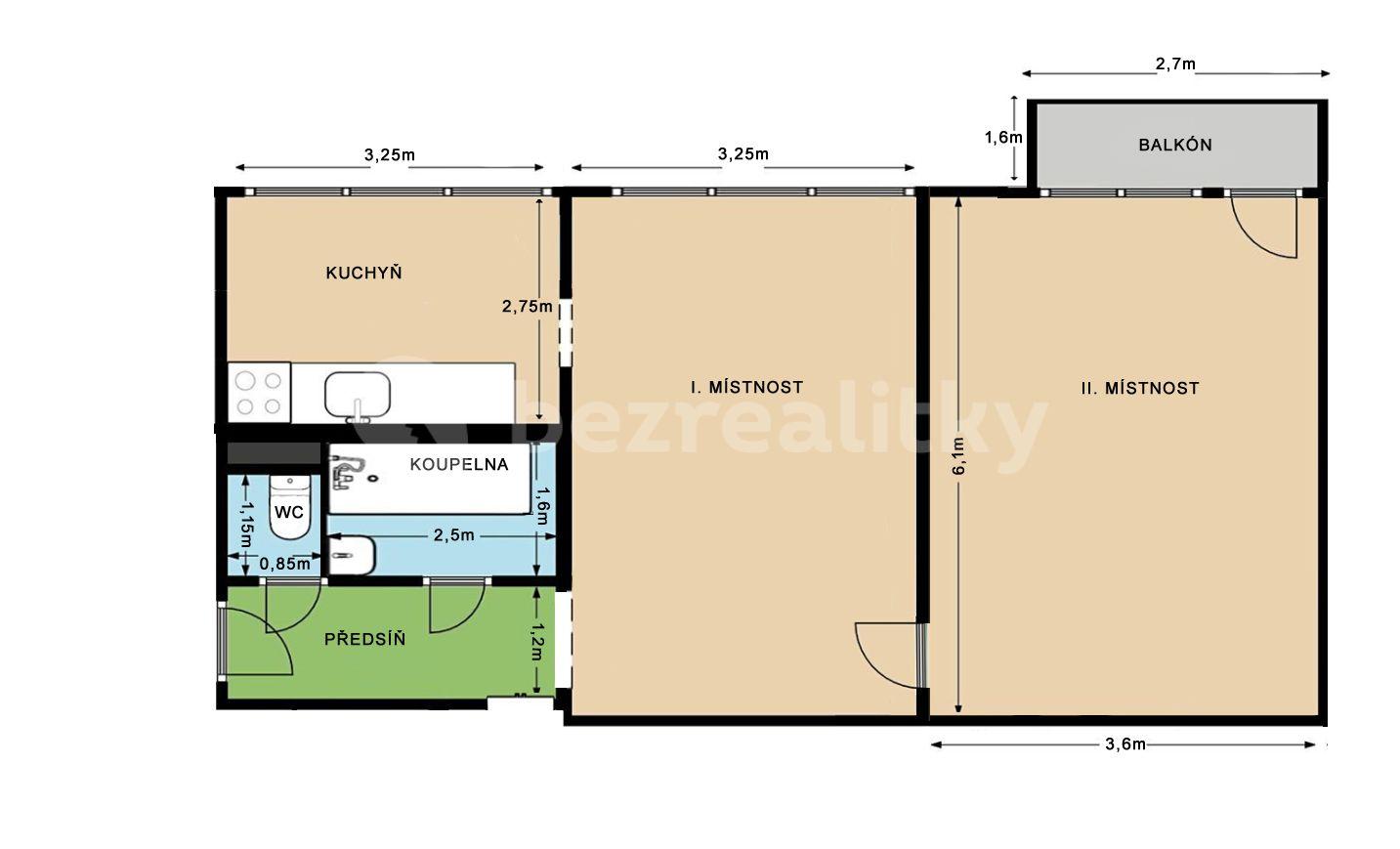 2 bedroom flat to rent, 63 m², Havlíčkova, Mladá Boleslav, Středočeský Region