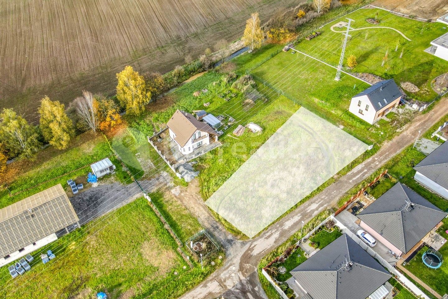 plot for sale, 1,098 m², Líně, Plzeňský Region