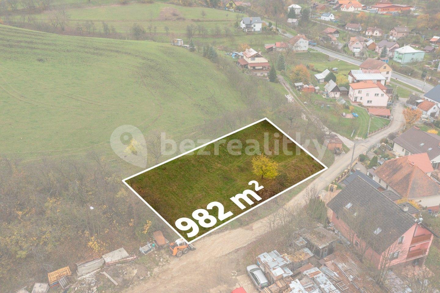 plot for sale, 982 m², Všemina, Zlínský Region