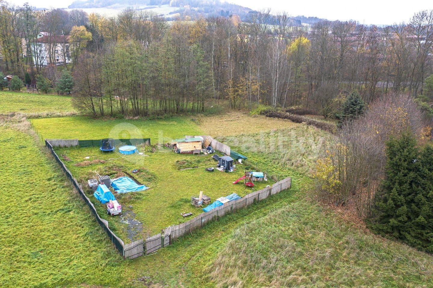 plot for sale, 777 m², Huntířov, Ústecký Region