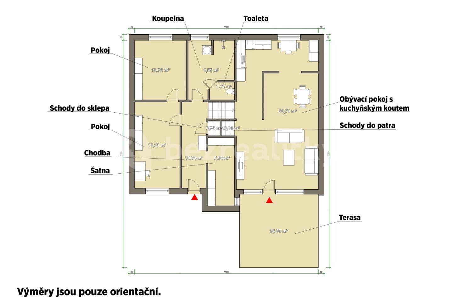 house for sale, 250 m², Chodský Újezd, Plzeňský Region