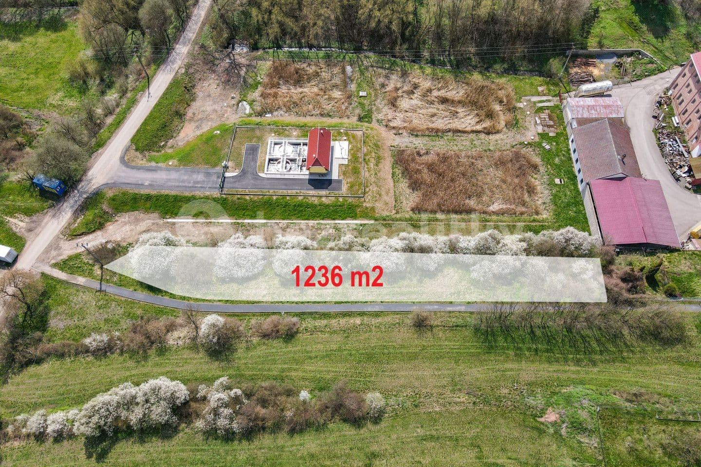 plot for sale, 1,236 m², Čistá, Středočeský Region