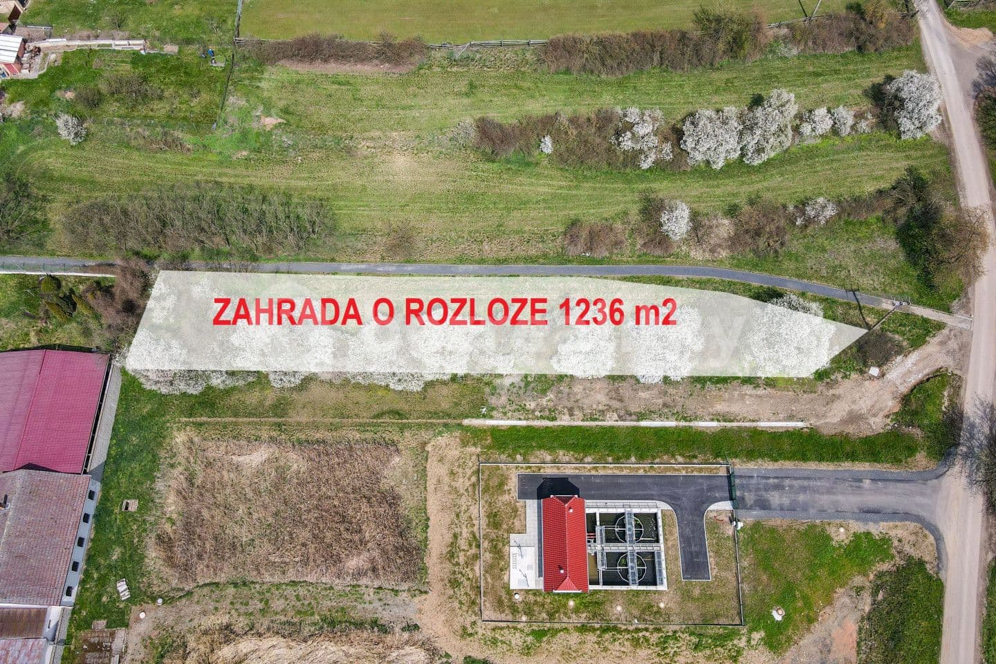 plot for sale, 1,236 m², Čistá, Středočeský Region