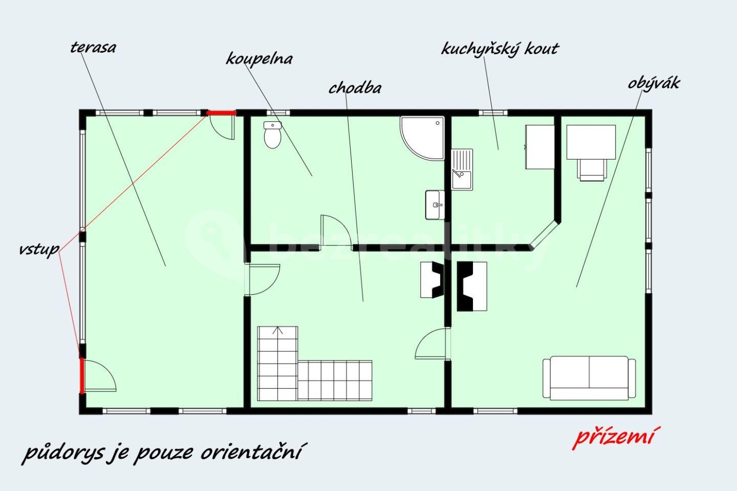 house for sale, 95 m², Zádub-Závišín, Karlovarský Region