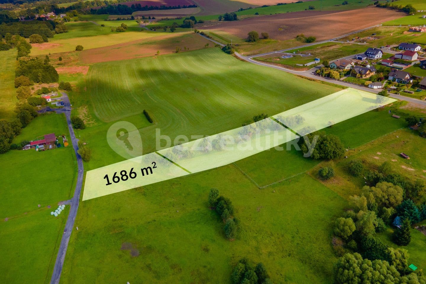 plot for sale, 1,686 m², Strážov, Plzeňský Region