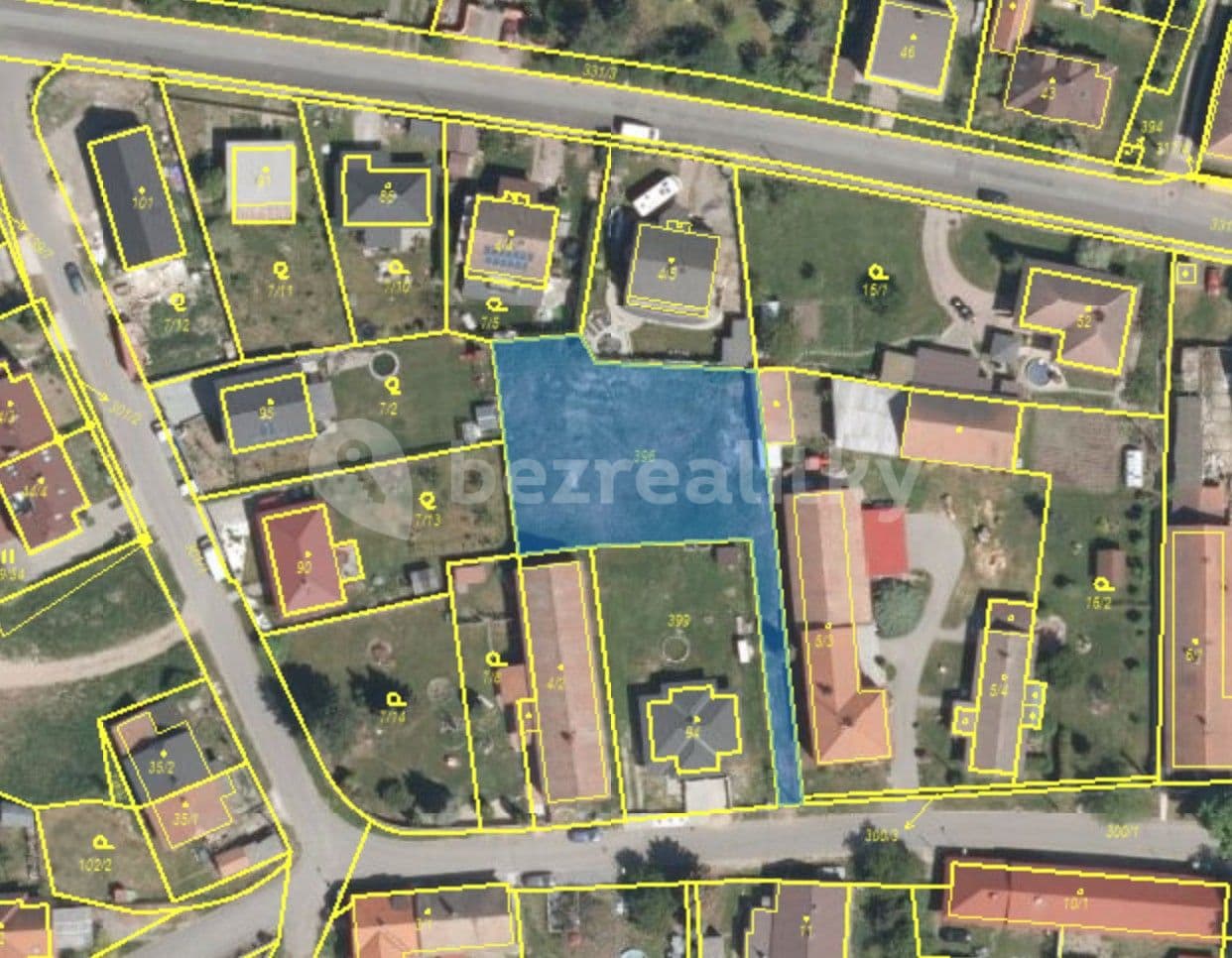plot for sale, 1,108 m², Sezemice, Pardubický Region