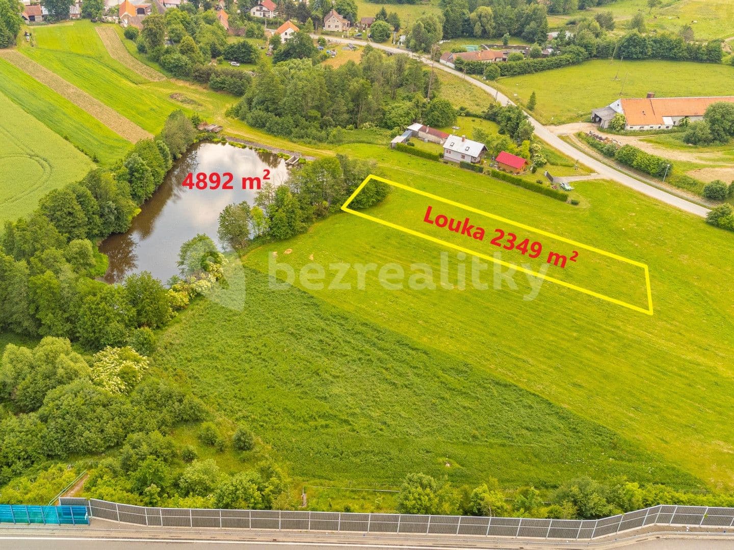 plot for sale, 8,010 m², Mezno, Středočeský Region