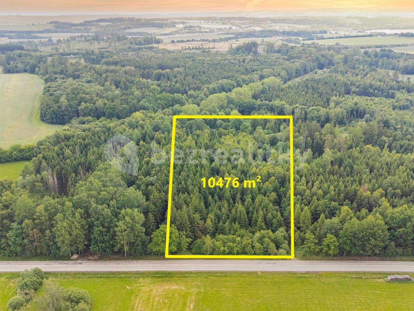 plot for sale, 10,473 m², Mezno, Středočeský Region