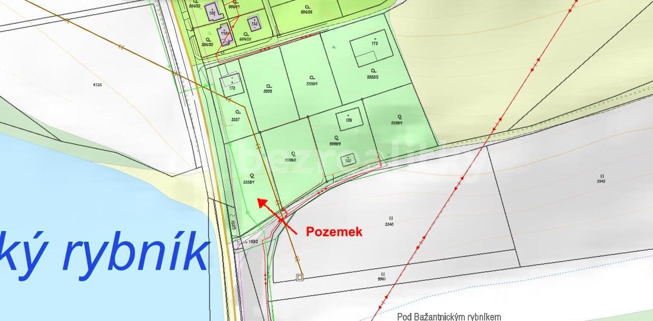 plot for sale, 1,009 m², Dražeň, Plzeňský Region