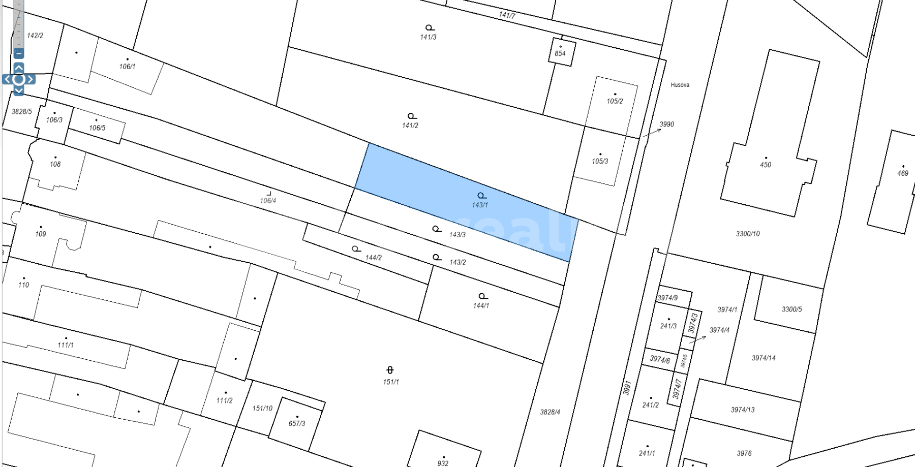 plot for sale, 846 m², Tyršovo náměstí, Řevničov, Středočeský Region