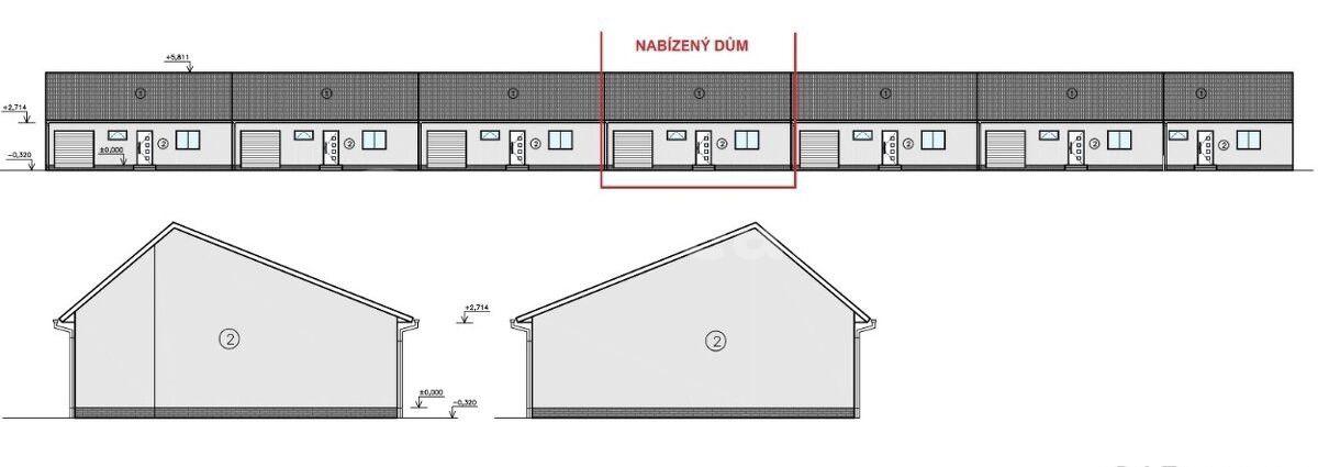 house for sale, 94 m², Důlní, Bílina, Ústecký Region