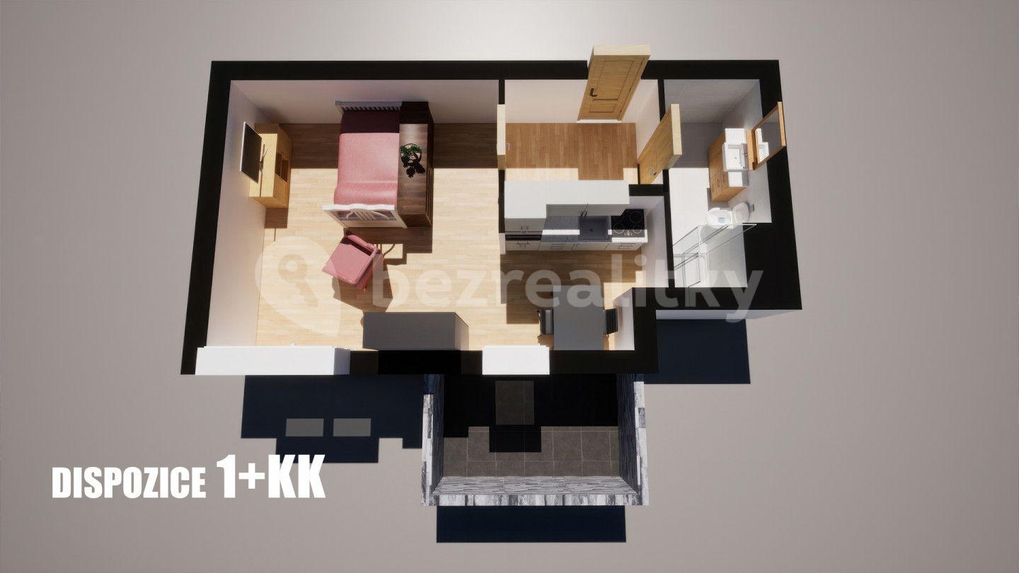 Studio flat for sale, 32 m², Lovosice, Ústecký Region