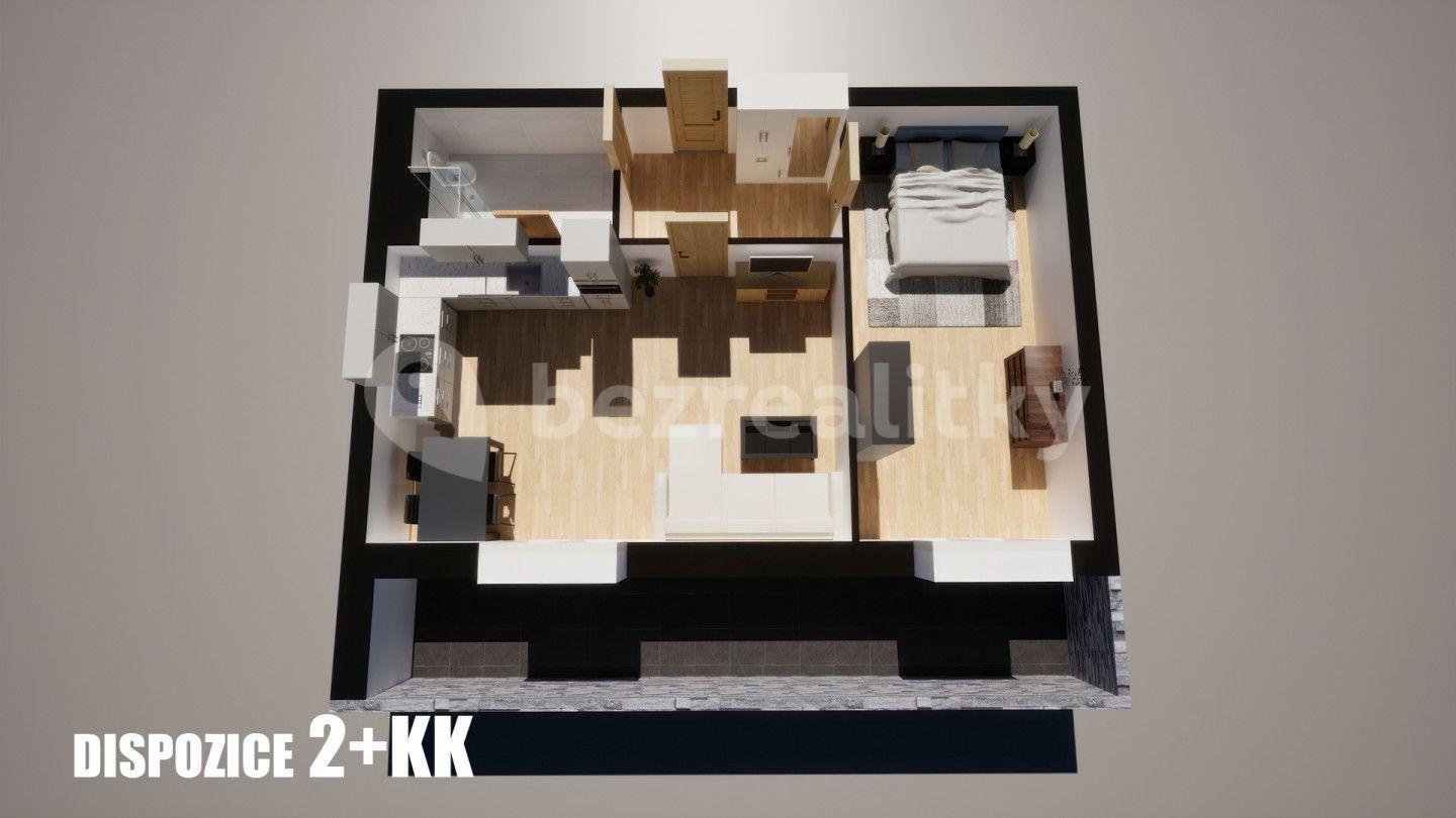 1 bedroom with open-plan kitchen flat for sale, 54 m², Lovosice, Ústecký Region