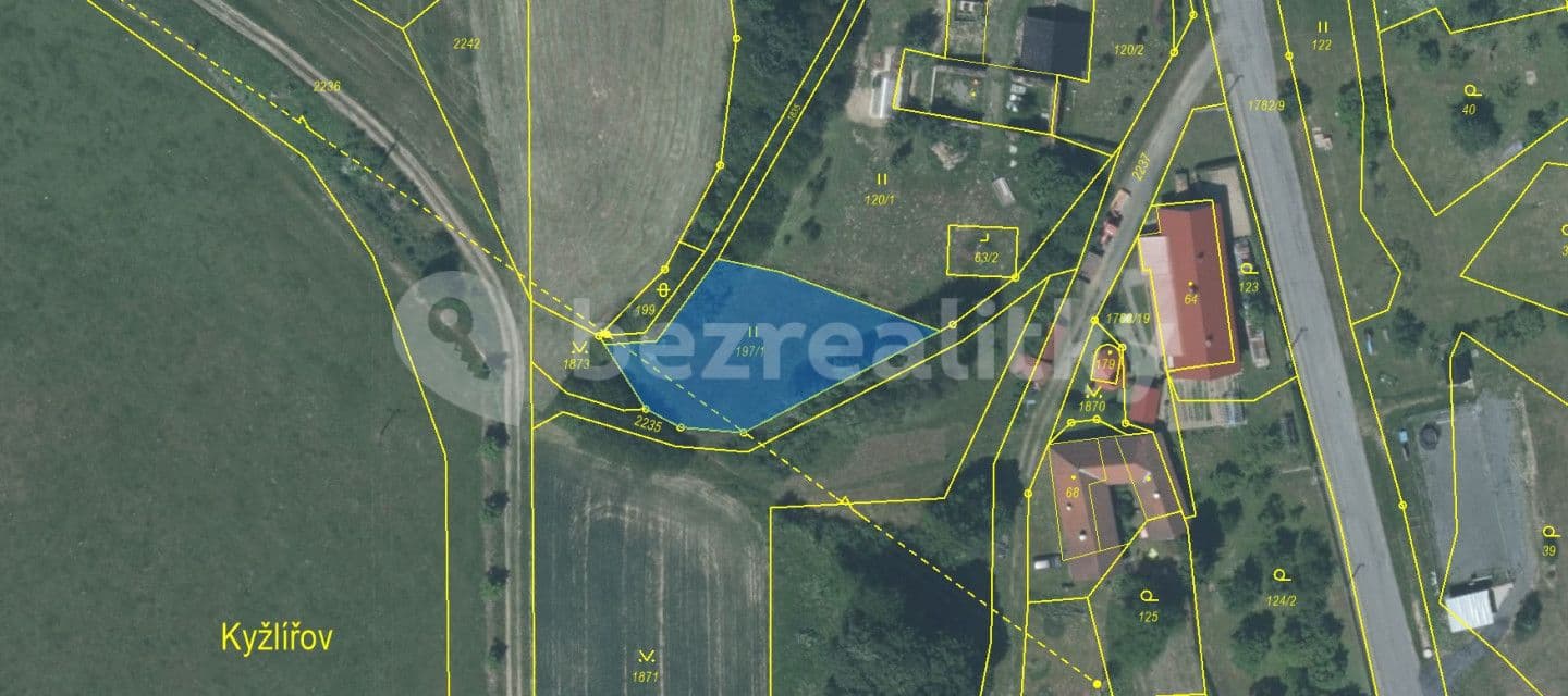 plot for sale, 812 m², Potštát, Olomoucký Region