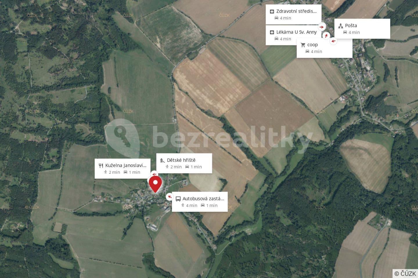 recreational property for sale, 313 m², Rohle, Olomoucký Region