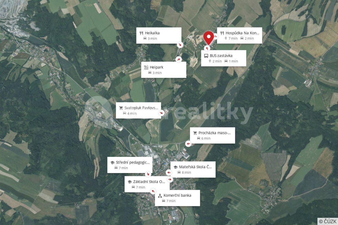 recreational property for sale, 916 m², Odry, Moravskoslezský Region
