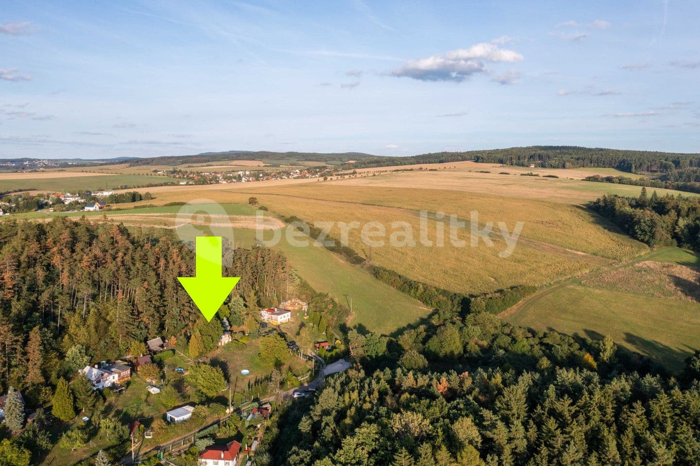 plot for sale, 2,025 m², V Podlesí, Chrást, Plzeňský Region