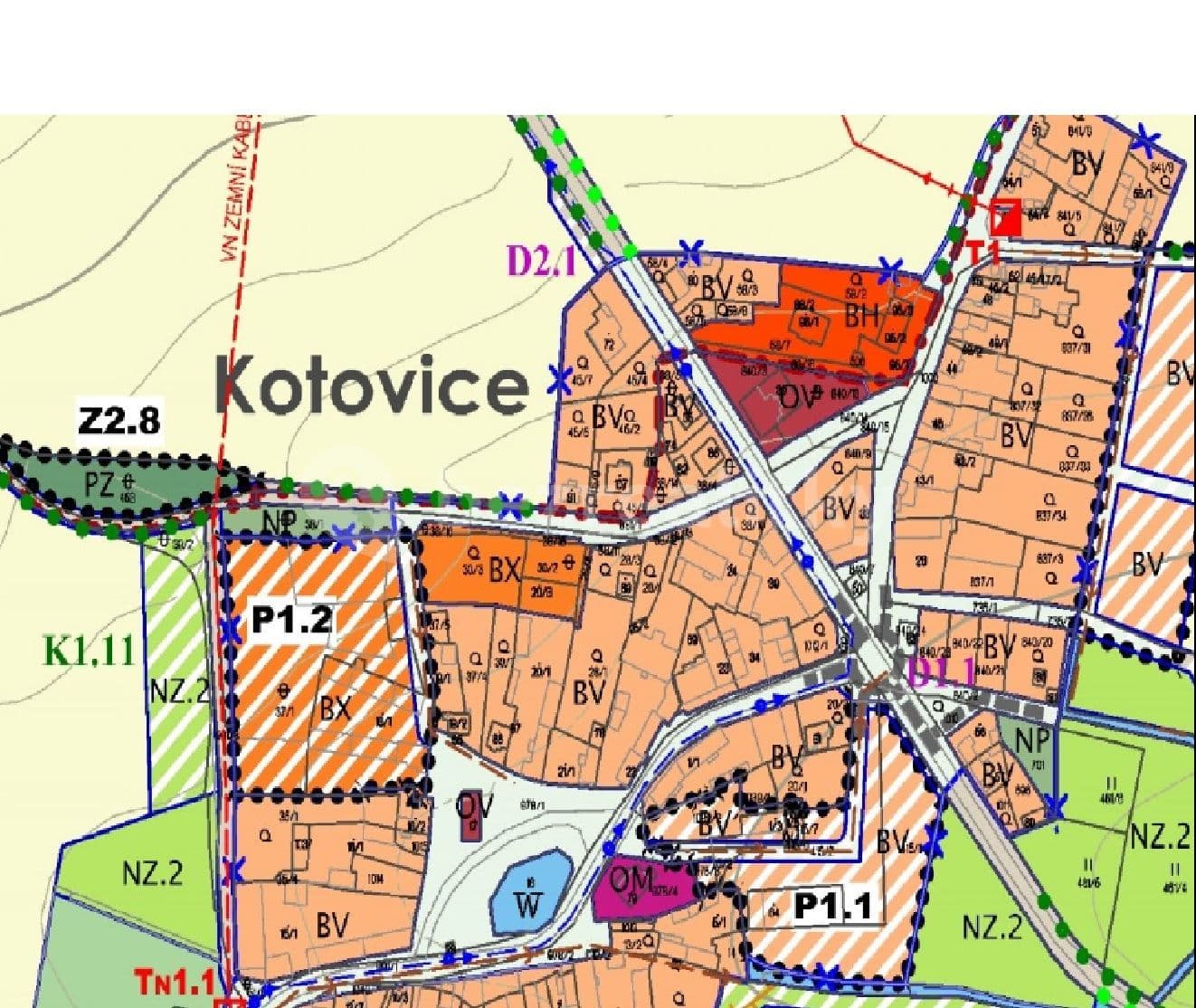 plot for sale, 8,277 m², Kotovice, Plzeňský Region