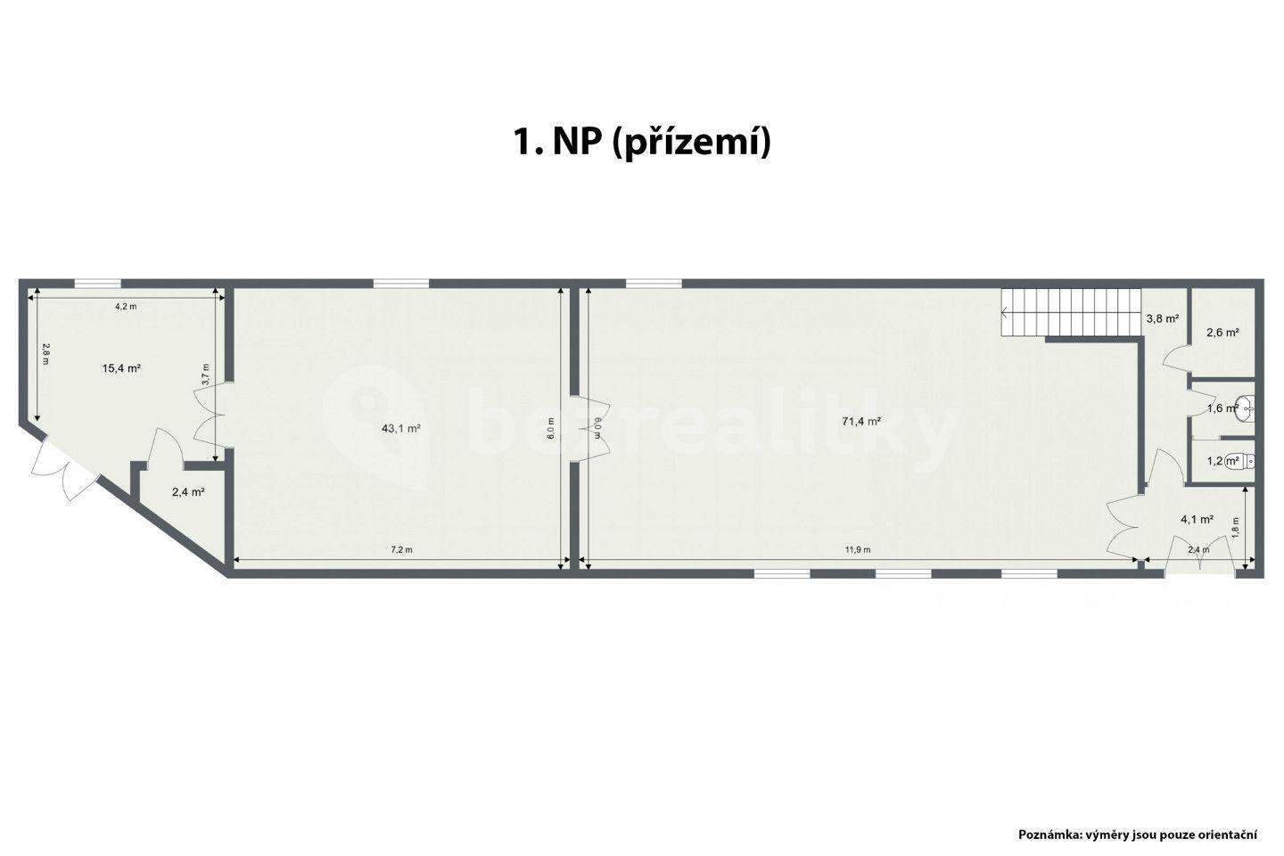 non-residential property for sale, 173 m², Soudní, Nejdek, Karlovarský Region