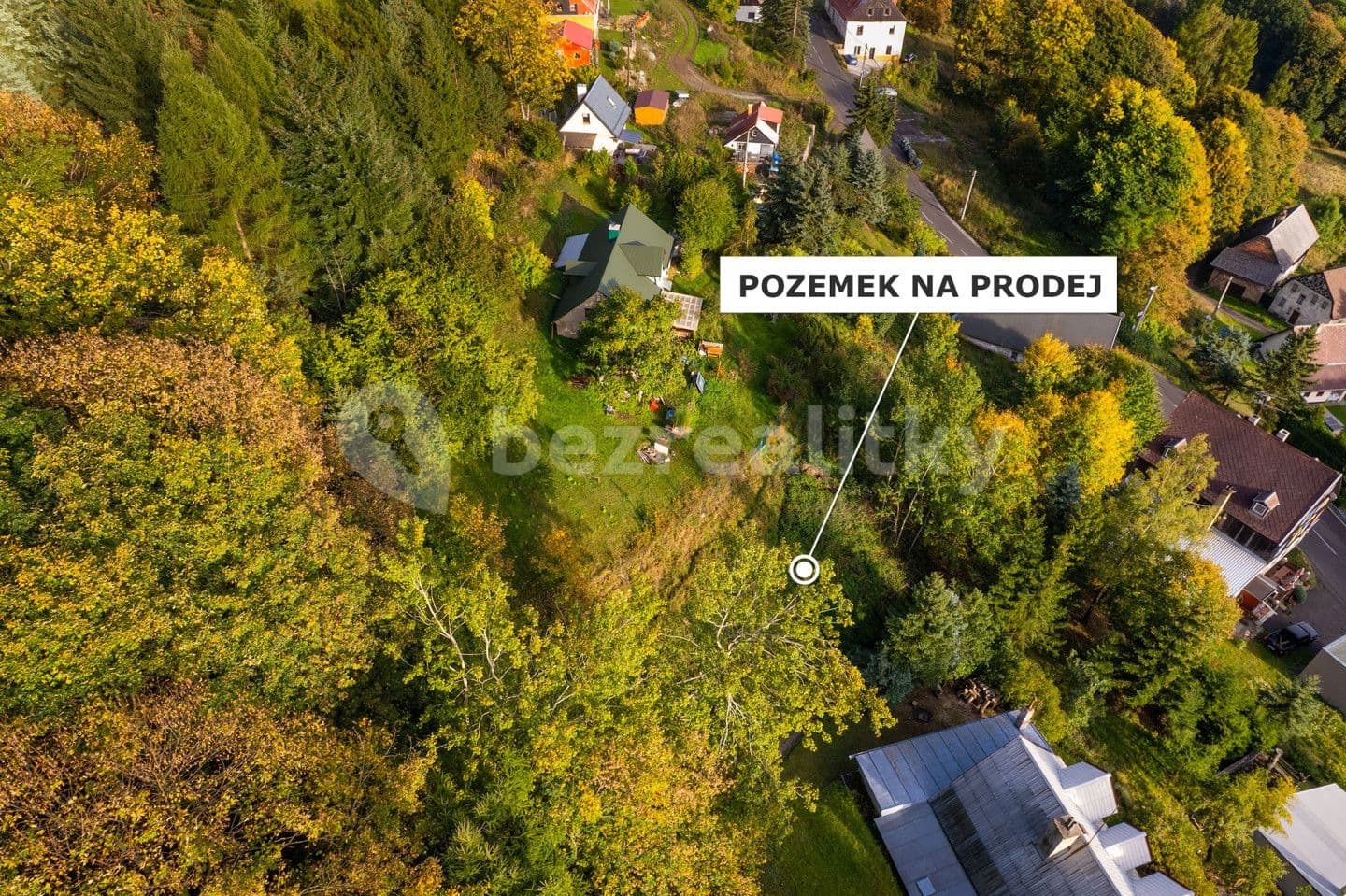 plot for sale, 806 m², Krupka, Ústecký Region