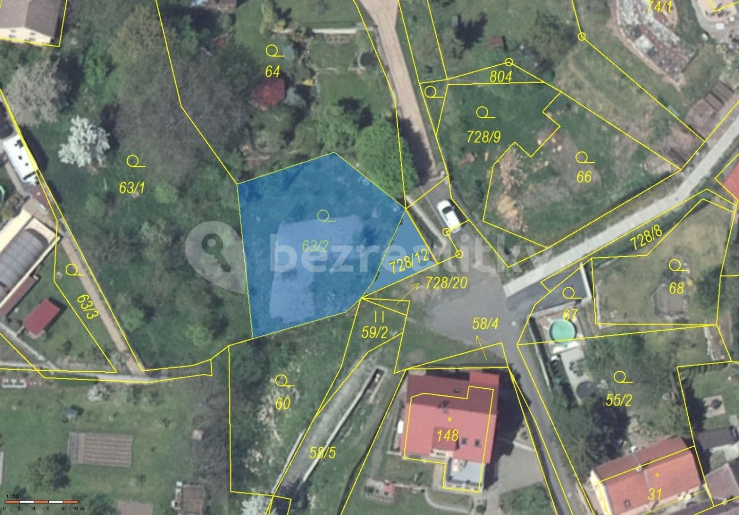 plot for sale, 439 m², Žitenice, Ústecký Region