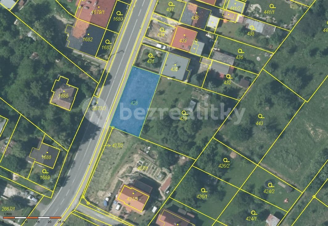 plot for sale, 371 m², Dukelská, Bílovec, Moravskoslezský Region
