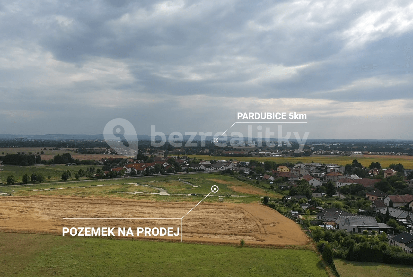 plot for sale, 1,152 m², Ráby, Pardubický Region