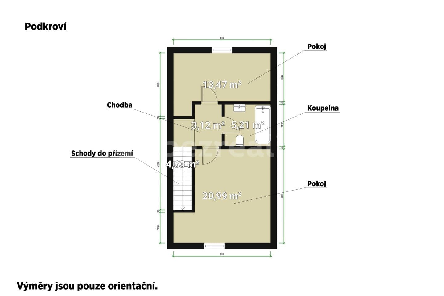 house for sale, 145 m², Zámecká, Spálené Poříčí, Plzeňský Region