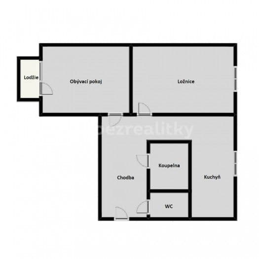 2 bedroom flat for sale, 52 m², Duchcovská, Teplice, Ústecký Region