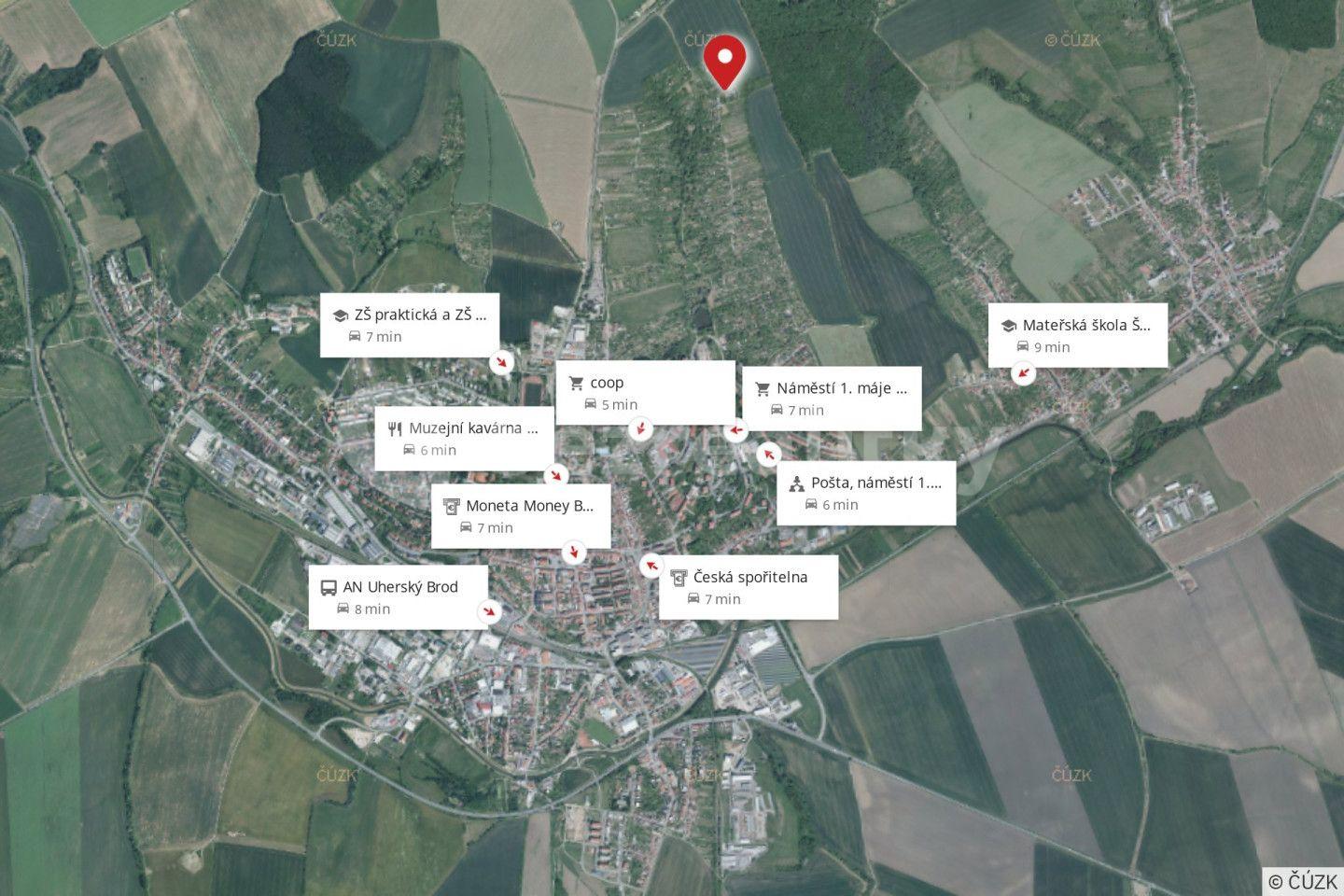 recreational property for sale, 544 m², Uherský Brod, Zlínský Region
