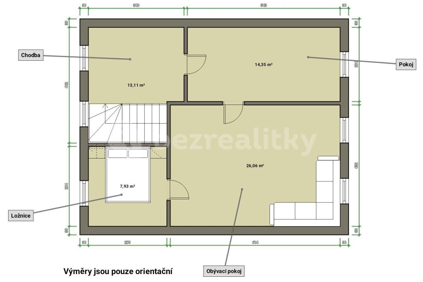 house for sale, 118 m², Družstevní, Toužim, Karlovarský Region