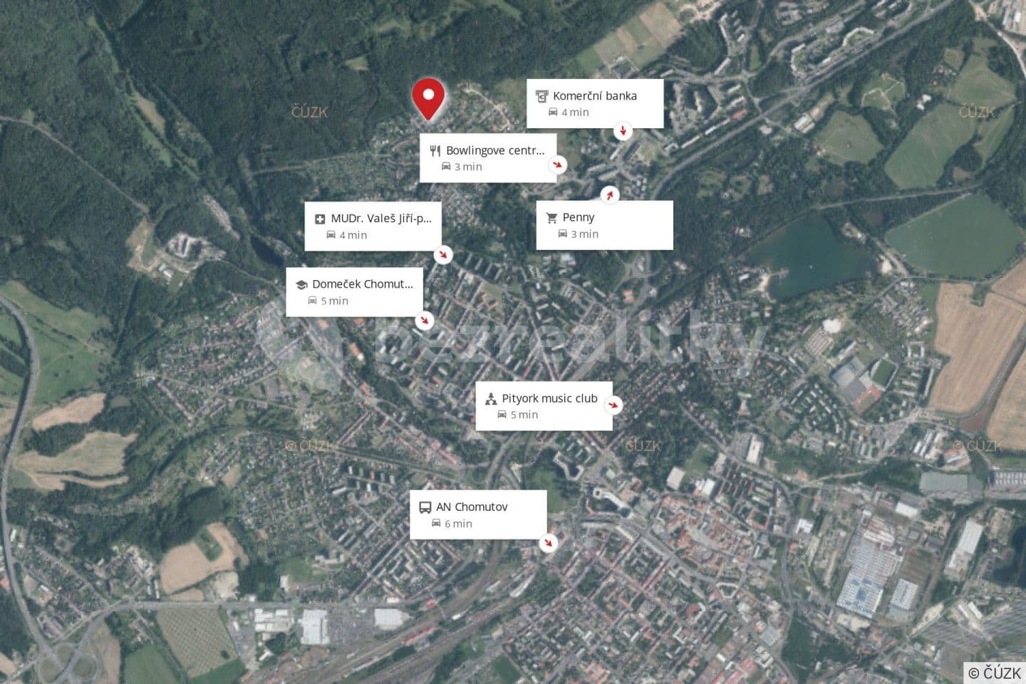 house for sale, 841 m², Pod Lesem, Chomutov, Ústecký Region