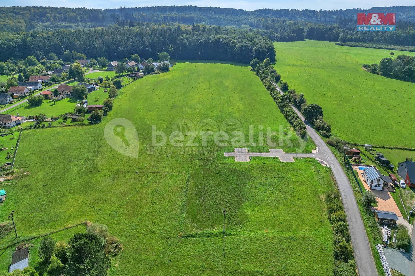 plot for sale, 1,405 m², Vyžice, Pardubický Region