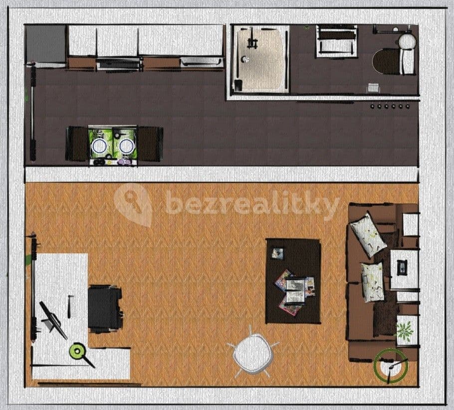 1 bedroom flat to rent, 32 m², Jaselská, Mladá Boleslav, Středočeský Region