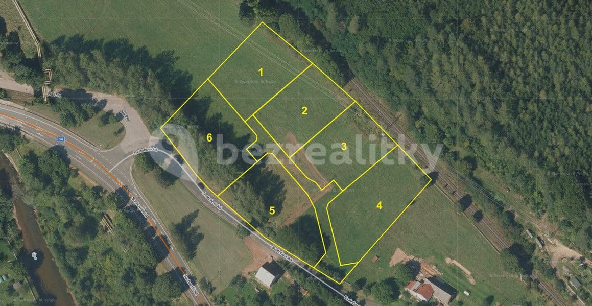 plot for sale, 1,917 m², Trutnov, Královéhradecký Region