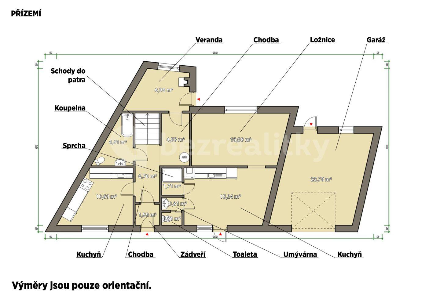 house for sale, 138 m², Cyrila a Metoděje, Podbořany, Ústecký Region