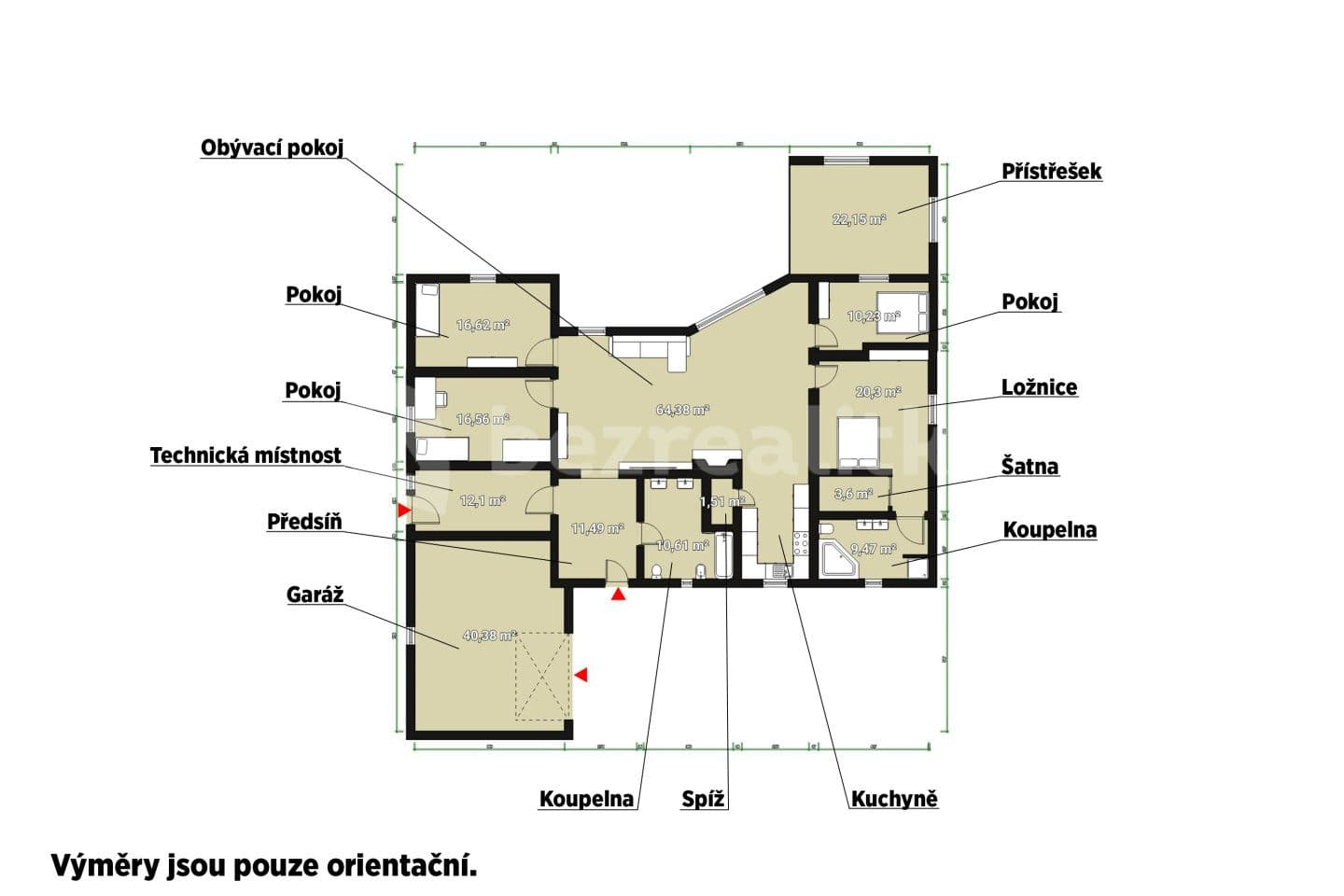 house for sale, 296 m², Všeruby, Plzeňský Region