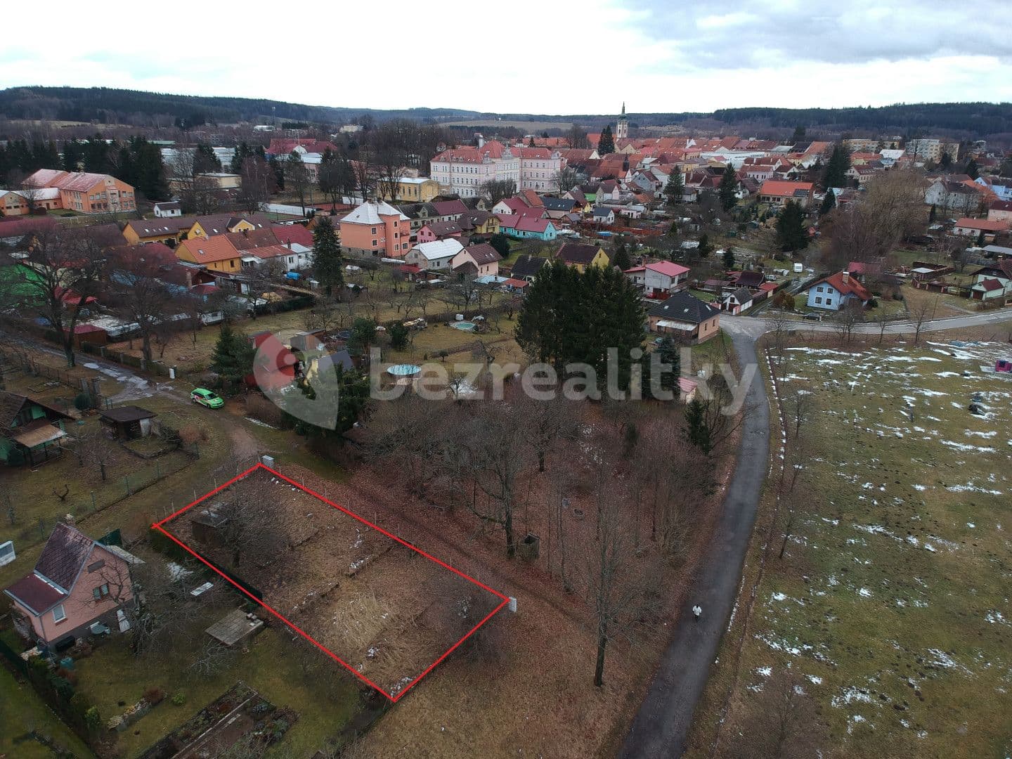 plot for sale, 394 m², Nová Bystřice, Jihočeský Region