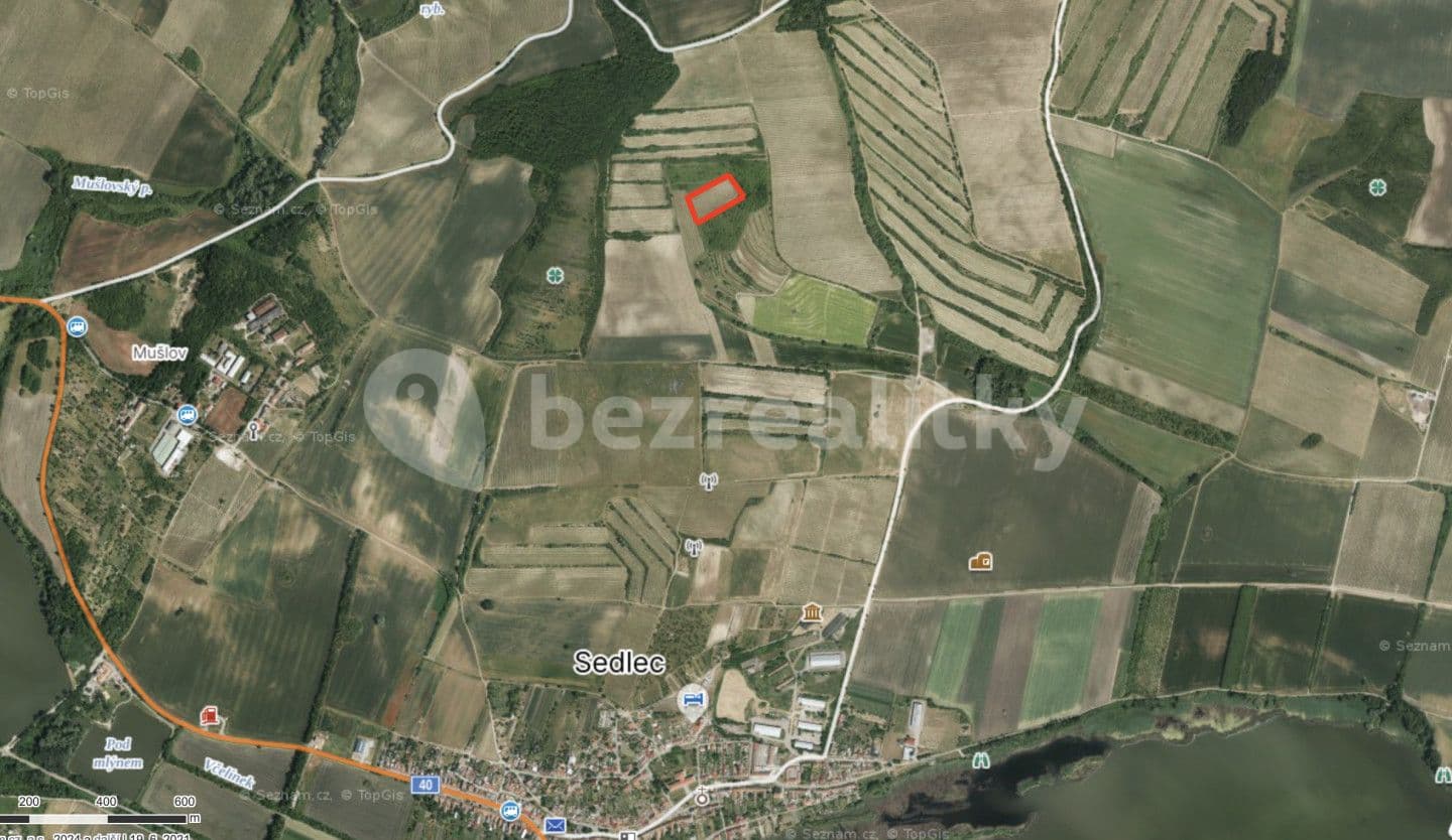 plot for sale, 9,215 m², Sedlec, Jihomoravský Region