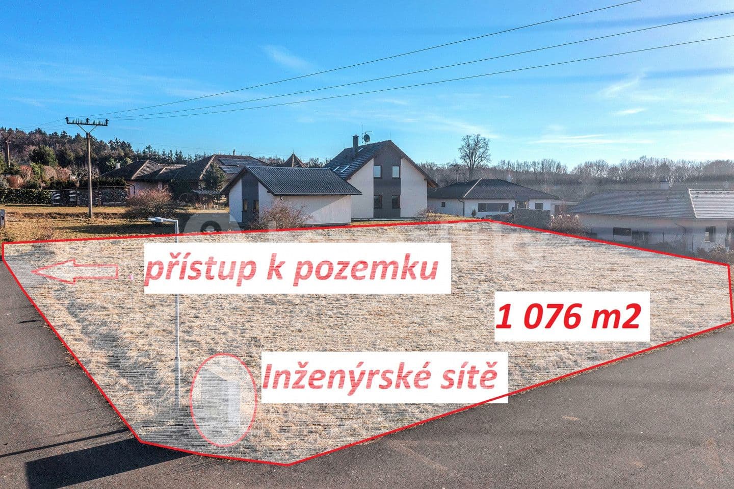 plot for sale, 1,076 m², Slavoňov, Královéhradecký Region