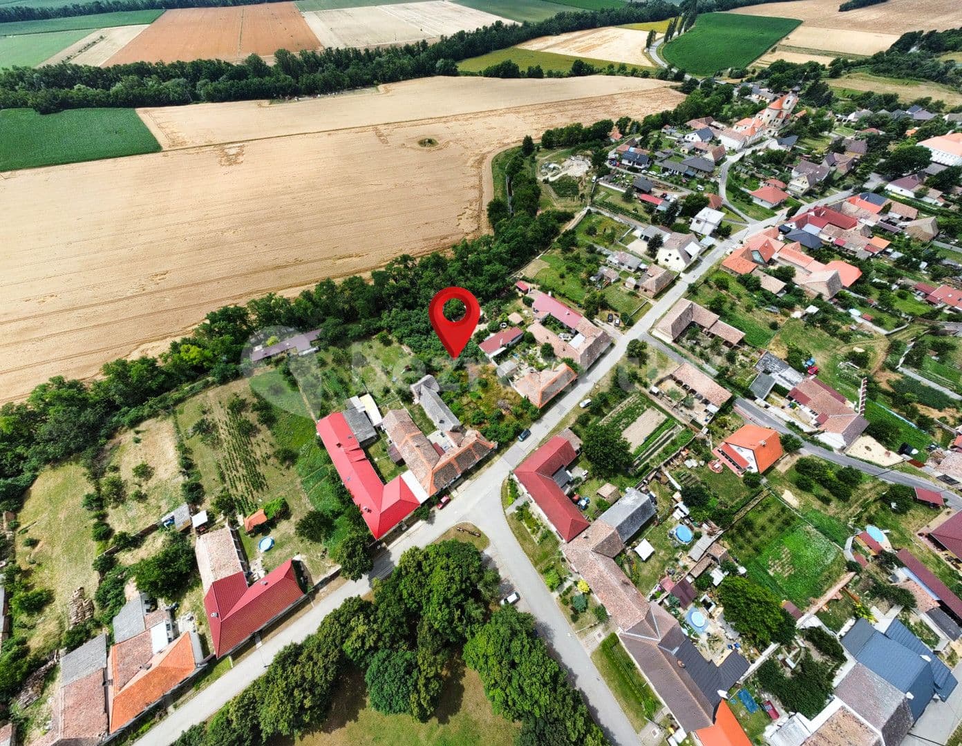 plot for sale, 1,206 m², Hrádek, Jihomoravský Region