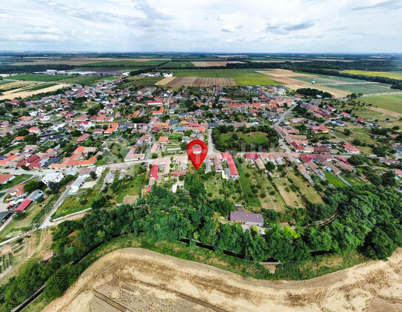 plot for sale, 1,206 m², Hrádek, Jihomoravský Region