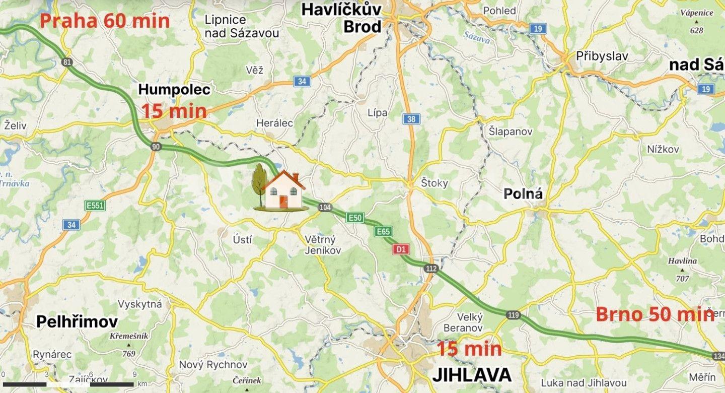 plot for sale, 788 m², Zbinohy, Vysočina Region