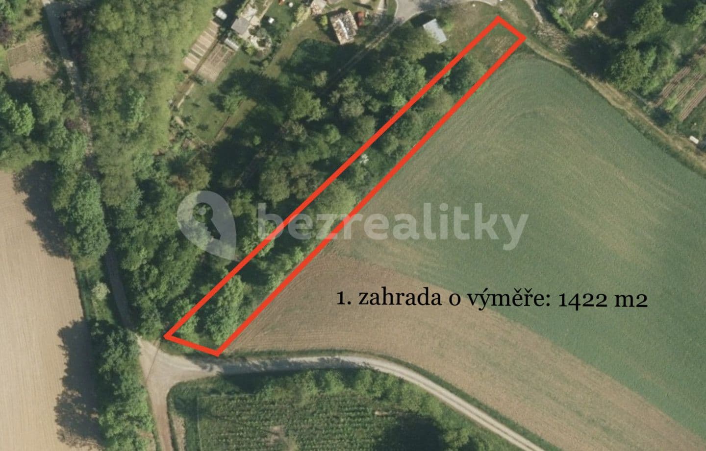 plot for sale, 3,309 m², Vitčice, Olomoucký Region