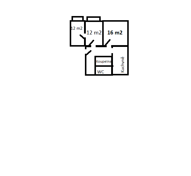 3 bedroom flat to rent, 68 m², Abramovova, Ostrava, Moravskoslezský Region